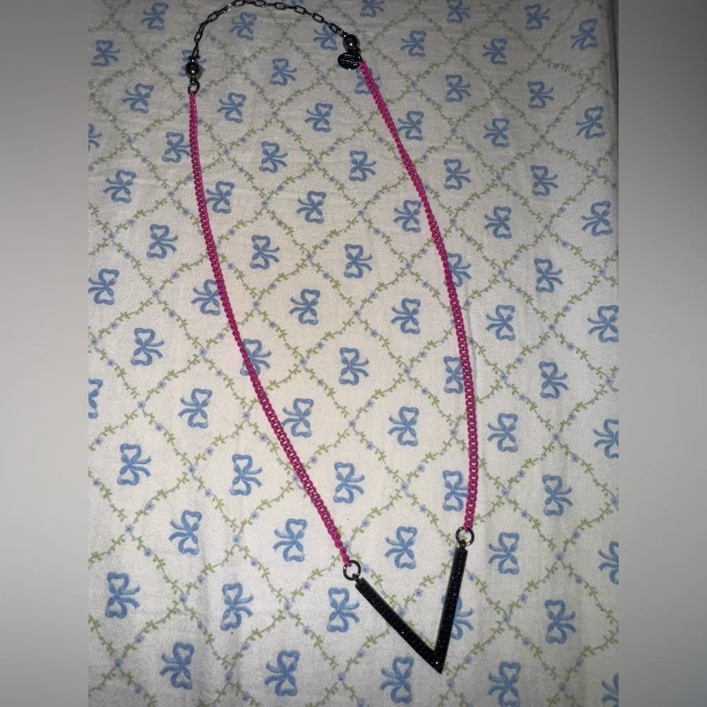BAR By Alexa Rae Melania Clara Valentina orchid and Black Necklace